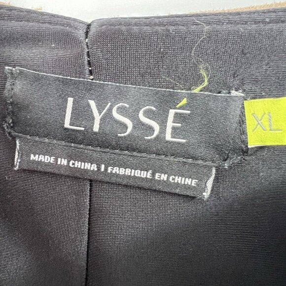 Lysse Faux Suede Brown Leggings High Rise XL Work Career Western Rodeo - Picture 3 of 6